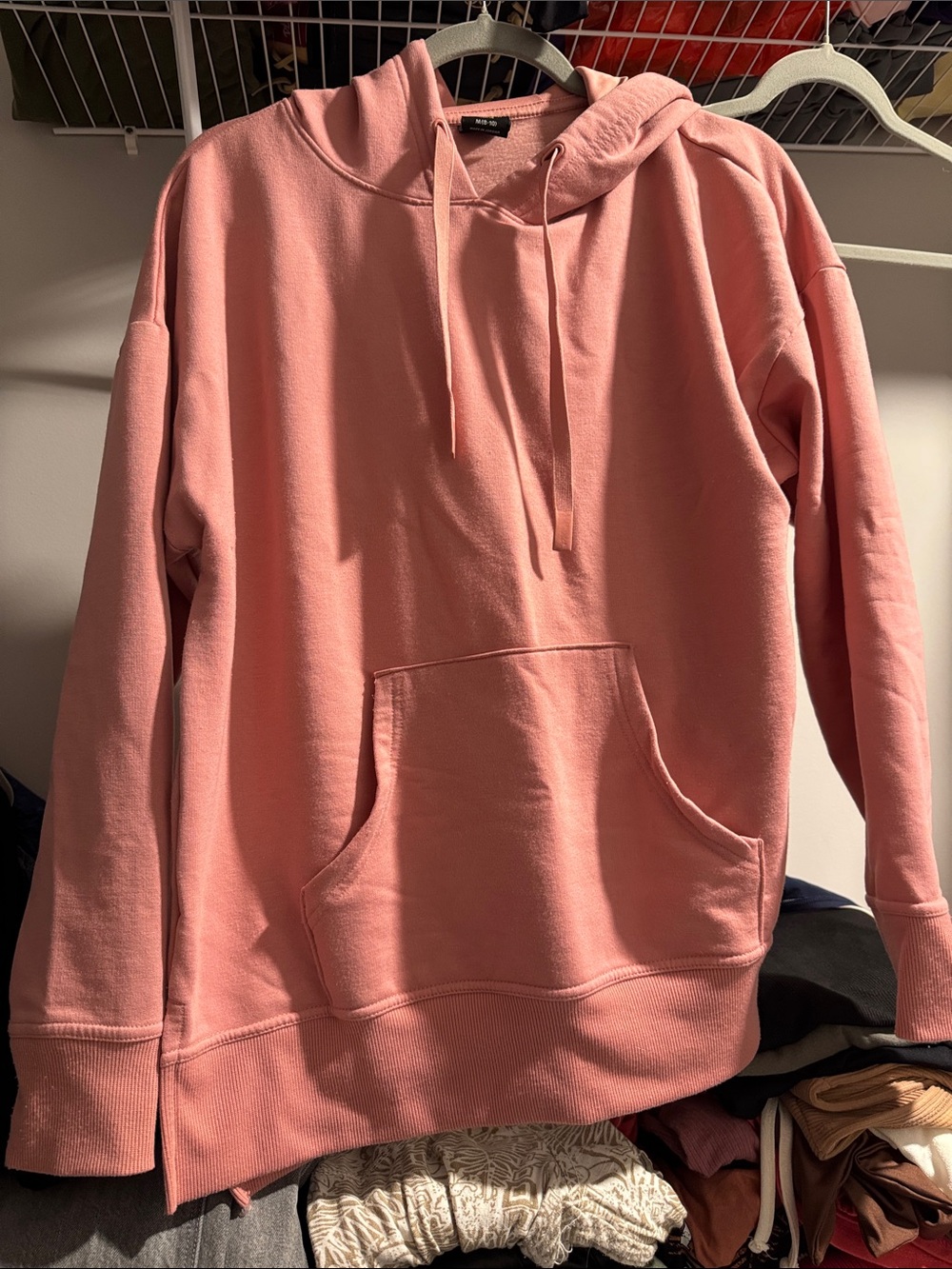 Athletic Works Pink Pullover Hoodie Sweatshirt